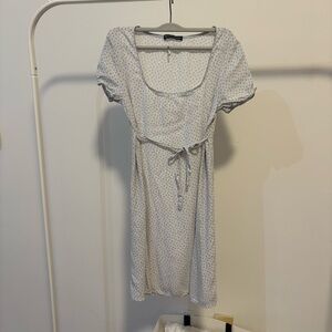 Women's White Floral Dress